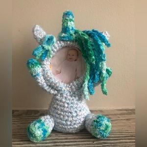 Handmade unicorn photo frame